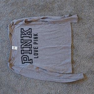 Pink long sleeve t-shirt